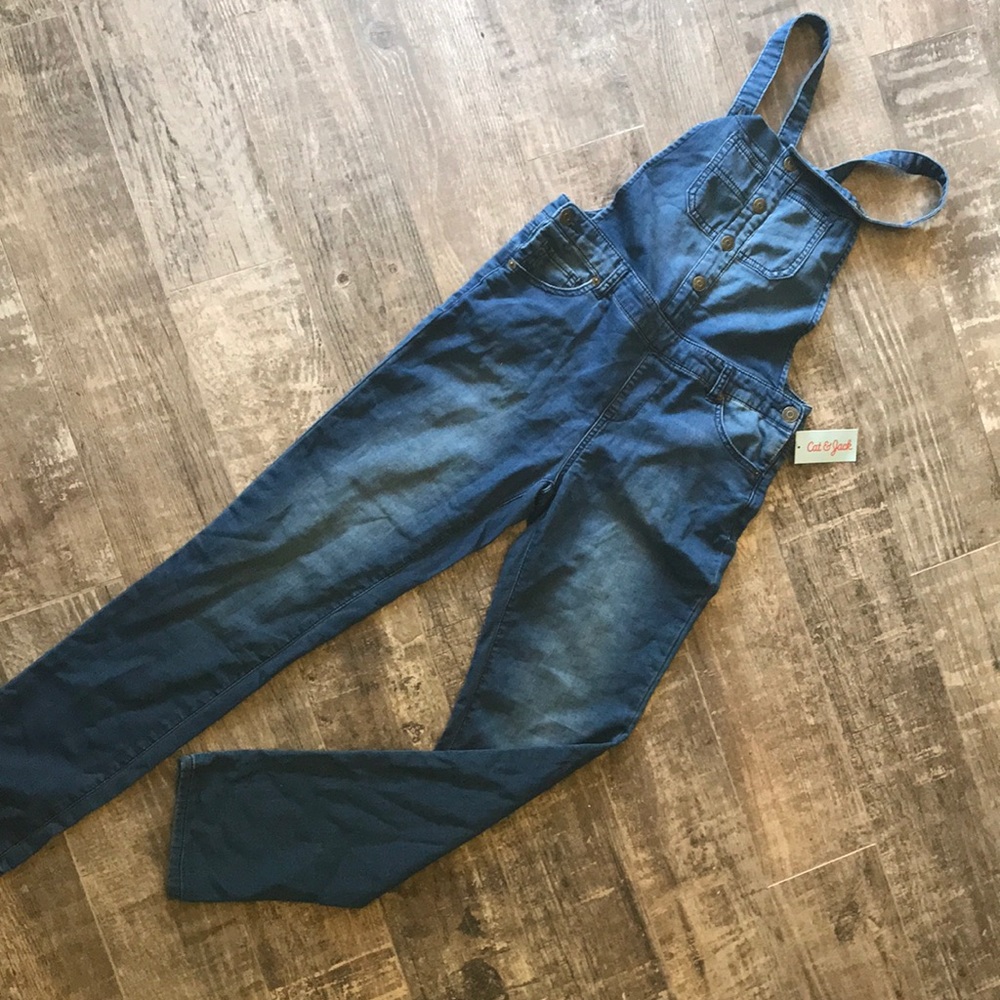 NWT soft denim overalls
